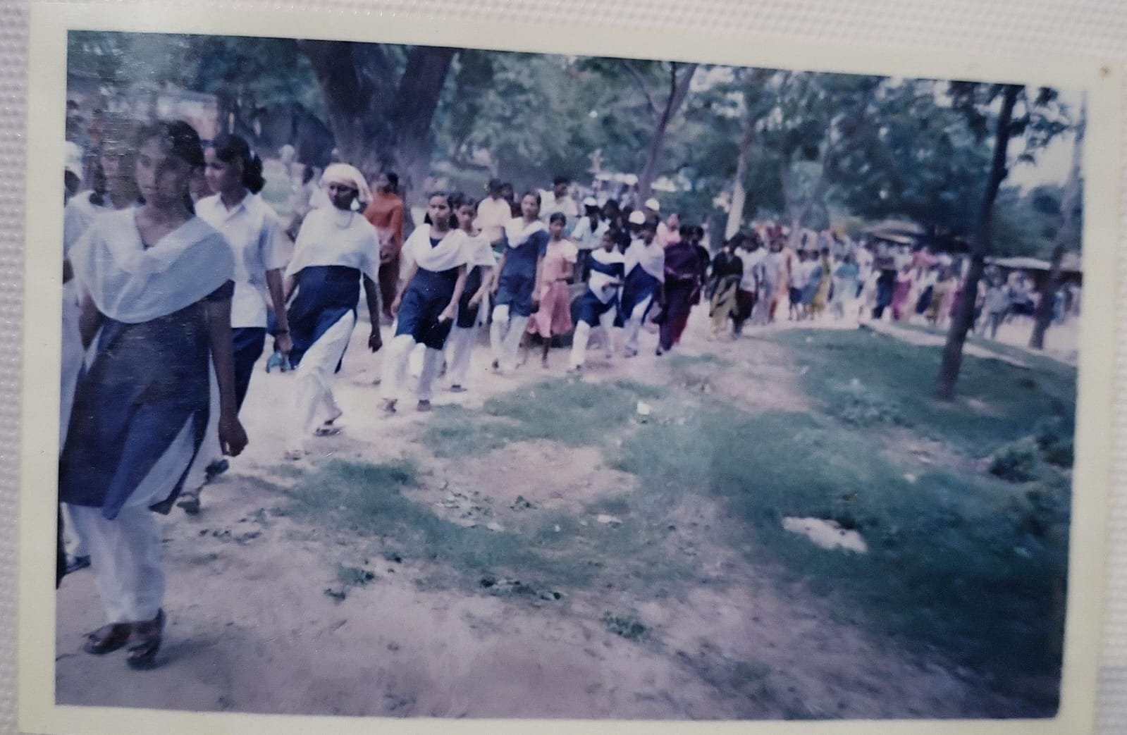 School Students Awareness Rally in Village Area